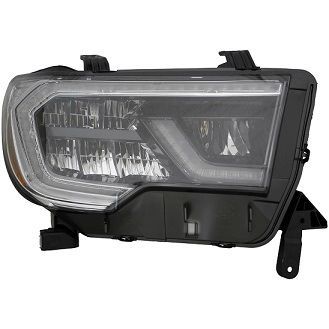 TOYOTA SEQUOIA HEAD LAMP ASSY RIGHT (Passenger Side) (PLATINUM MDL) **CAPA** OEM#811100C190 2018-2022 PL# TO2503265C