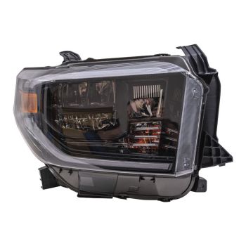 TOYOTA TUNDRA HEAD LAMP ASSY RIGHT (Passenger Side) (LED)(W/SMOKED CHROME) **CAPA** OEM#811100C211 2019-2021 PL# TO2503281C