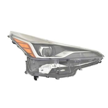 TOYOTA PRIUS HEAD LAMP RIGHT (Passenger Side) (CHROME BEZEL)(WO/ADAPTIVE HL)(W/FOG) **CAPA** OEM#8114047A00 2019-2022 PL# TO2503282C