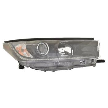 TOYOTA HIGHLANDER  HEAD LAMP ASSY RIGHT (Passenger Side) W/BLACK ACCENT (SE)(W/LED DRL)**CAPA** OEM# 811100E560 2019 PL# TO2503285C