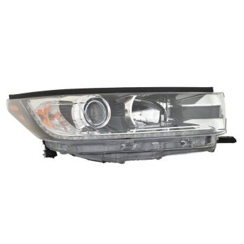 TOYOTA HIGHLANDER  HEAD LAMP ASSY RIGHT (Passenger Side) (W/LED DRL)(W/SMOKED CHROME) **CAPA** OEM# 811100E362 2019 PL# TO2503290C