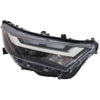 TOYOTA RAV4 HEAD LAMP ASSY RIGHT (Passenger Side) (WO/LED SIGNAL)(EXC LE 22-22)(N.A. BUILT)(EXC LIMITED) OEM#811100R350 2022-2025 PL# TO2503314