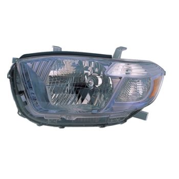 TOYOTA HIGHLANDER HYBRID  HEAD LAMP UNIT LEFT (Driver Side) (NO BULB) OEM# 8117048480 2008-2010 PL# TO2518117