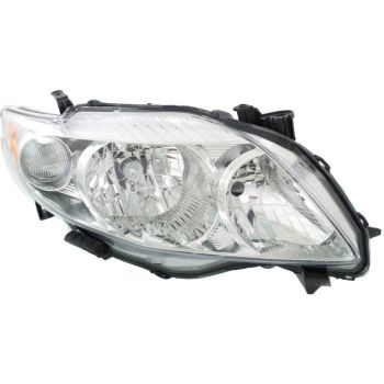 TOYOTA COROLLA/SEDAN HEAD LAMP UNIT RIGHT (Passenger Side) (JAPAN)(BASE/LE/XLE)**CAPA** OEM# 8113012C20 2009-2010 PL# TO2519116C
