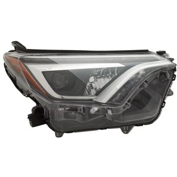 TOYOTA RAV4 HYBRID HEAD LAMP UNIT RIGHT (Passenger Side) (LED HEAD/LAMP) OEM# 8114542670 2016-2018 PL# TO2519190
