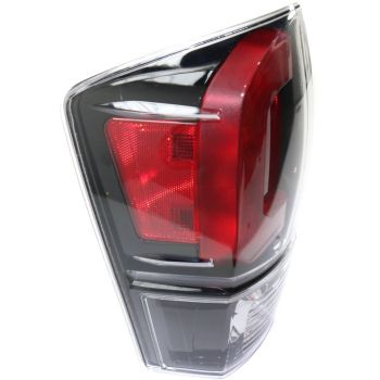 TOYOTA TACOMA TAIL LAMP ASSEMBLY LEFT (Driver Side) BLACK SPORT BEZEL (TRD PRO)**CAPA** OEM#8156004200 2017-2019 PL# TO2800201C