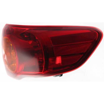 TOYOTA COROLLA/SEDAN TAIL LAMP ASSEMBLY RIGHT (Passenger Side) (EXC JAPAN BUILT)(OUTER) OEM#8155002460 2009-2010 PL# TO2801175
