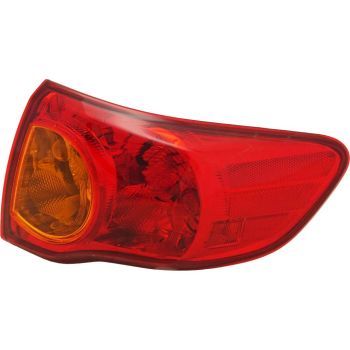 TOYOTA COROLLA/SEDAN TAIL LAMP ASSEMBLY RIGHT (Passenger Side) (EXC JAPAN BUILT)(OUTER) **CAPA** OEM#8155002460 2009-2010 PL# TO2801175C
