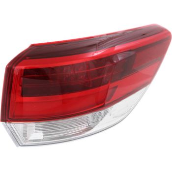 TOYOTA HIGHLANDER  TAIL LAMP ASSY RIGHT (Passenger Side) OUTER (CLEAR LENS) OEM# 815500E161 2018-2019 PL# TO2805143