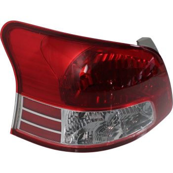 TOYOTA YARIS SEDAN TAIL LAMP UNIT LEFT (Driver Side) (BASE W/O SPORT PKG) OEM#8156152550 2007-2012 PL# TO2818133