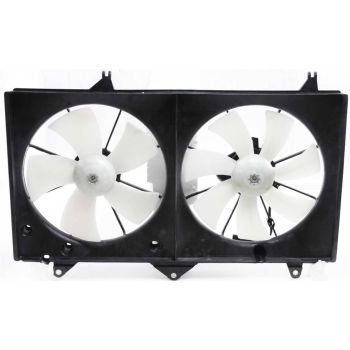TOYOTA SOLARA RADIATOR & A/C FAN ASSY (L4)(USA BUILT)(DUAL FAN) OEM# 167110H020-PFM 2004-2006 PL# TO3115122