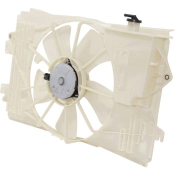 TOYOTA MATRIX RADIATOR & A/C FAN ASSEMBLY (SINGLE FAN) W/RESERVOIR TANK OEM#TO3115125 2003-2008 PL# TO3115125
