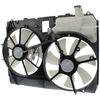 TOYOTA SIENNA  RADIATOR & A/C FAN ASSY (W/O TOWING)(DUAL FAN) OEM# 167110A210-PFM 2004-2005 PL# TO3115135