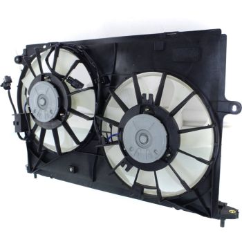 PONTIAC VIBE RADIATOR & A/C FAN ASSEMBLY (2.4L)(DUAL FAN) OEM#163630H210-PFM 2009-2010 PL# TO3115157
