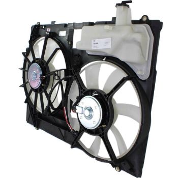 TOYOTA SIENNA RADIATOR & A/C FAN ASSEMBLY 3.5L W/MODULE (DUAL FAN) OEM#163630P110-PFM 2007-2010 PL# TO3115158