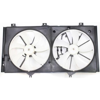 TOYOTA VENZA RADIATOR & A/C FAN ASSEMBLY (3.5L) (WO/TOW PKG)(DUAL FAN) OEM#16711AD010-PFM 2009-2016 PL# TO3117101