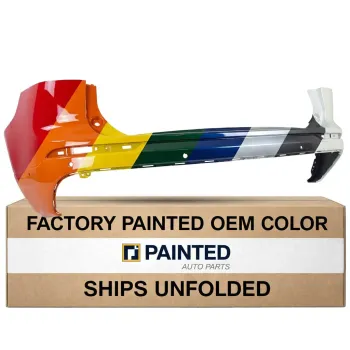 2018-2021 VOLVO XC60 PLUG-IN Rear Bumper w/ Sensor Excludes Inscription Without Chrome Reflector Bezel CAPA OEM# 398472662 PL# VO1100182C