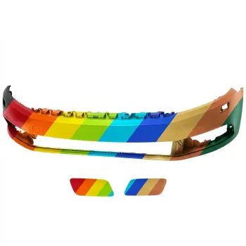 2013-2017 VOLKSWAGEN CC Front Bumper Excludes R-Line Model OEM# 3C8807221FGRU PL# VW1000205