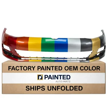 2015-2017 VOLKSWAGEN GOLF SPORTWAGON Front Bumper OEM# 5GM807217GRU PL# VW1000208