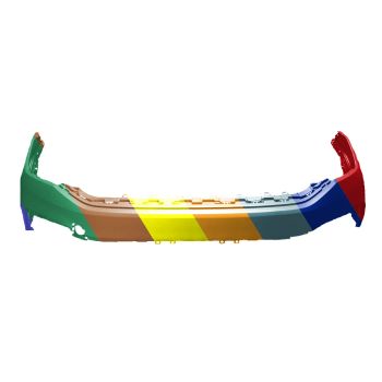 VOLKSWAGEN TIGUAN FRONT BUMPER COVER UPPER PRIMED (WO/CAMERA) **CAPA** OEM#5NN807217AKGRU 2022-2023 PL# VW1014105C