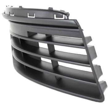 VOLKSWAGEN JETTA SEDAN (GEN 5) FRONT BUMPER GRILLE OUTER RIGHT (Passenger Side) BLK(W/O F/L) OEM#1K0853666F9B9 2005-2010 PL# VW1036107