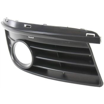 VOLKSWAGEN JETTA SEDAN (GEN 5) FRONT BUMPER GRILLE OUTER RIGHT (Passenger Side)(W/FOG)(Exc.Honey Comb Type OEM#1K0853666E9B9 2005-2010 PL# VW1036109