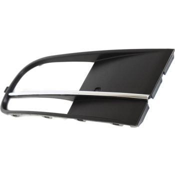 VOLKSWAGEN BEETLE FOG LAMP COVER ASSEMBLY BLACK W/CHR MOLDING LEFT (Driver Side) (W/FOG)(EXC R-LINE) OEM#5C5854661C9B9 2012-2016 PL# VW1038117