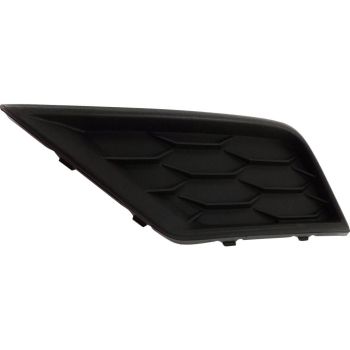 VOLKSWAGEN TIGUAN FRONT BUMPER UPPER COVER INSERT LEFT (Driver Side) TEXTURED BLACK (WO/SENSOR) OEM#5NN8536659B9 2018-2021 PL# VW1038158