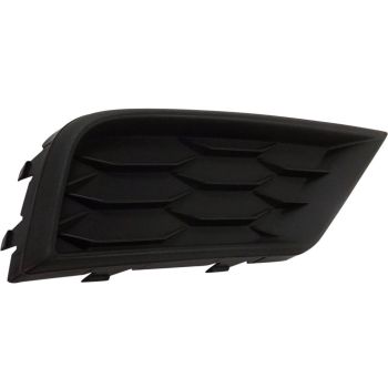 VOLKSWAGEN TIGUAN FRONT BUMPER UPPER COVER INSERT RIGHT (Passenger Side) TEXTURED BLACK (WO/SENSOR) OEM#5NN8536669B9 2018-2021 PL# VW1039158