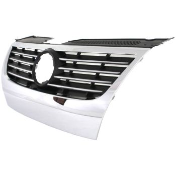 VOLKSWAGEN PASSAT GRILLE ASSEMBLY (W/CHR MLDG)(W/O SENSOR) OEM#3C0853651EPWF 2006-2010 PL# VW1200142