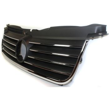 VOLKSWAGEN PASSAT (1PC HEAD/LAMP Design) GRILLE CHR/PTD W/VENT OEM#3B0853651K3FZ 2001-2005 PL# VW1200156