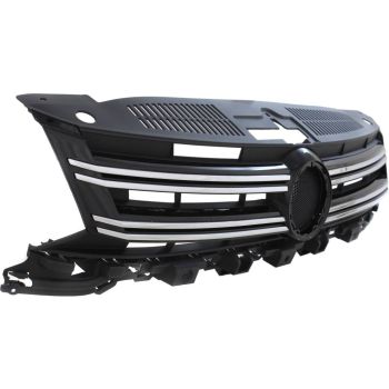 VOLKSWAGEN TIGUAN / TIGUAN LIMITED GRILLE ASSEMBLY CHR/BLK **CAPA** OEM#5N0853651J9B9 2012-2018 PL# VW1200160C