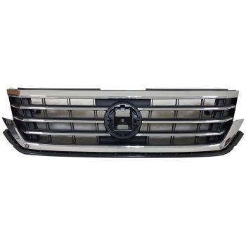 VOLKSWAGEN PASSAT GRILLE CHROME/BLACK (WO/R-LINE) OEM#561853651BDZLL 2020-2022 PL# VW1200179