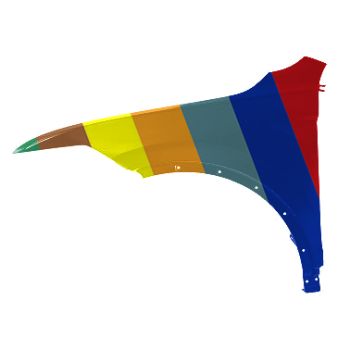 VOLKSWAGEN TIGUAN FENDER LEFT (Driver Side) **CAPA** OEM#5NA821105F 2022-2024 PL# VW1240158C