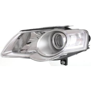 VOLKSWAGEN PASSAT HEAD LAMP ASSEMBLY LEFT (Driver Side) (HALOGEN) OEM#3C0941005AE 2006-2010 PL# VW2502130