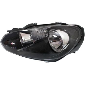 VOLKSWAGEN JETTA WAGON HEAD LAMP ASSY LEFT (Driver Side) (HALOGEN) OEM#5K0941005D 2010-2014 PL# VW2502145