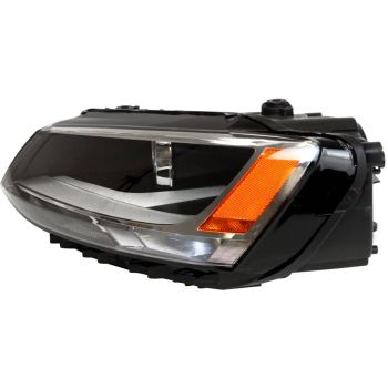 VOLKSWAGEN JETTA SEDAN (EXC GLI) HEAD LAMP ASSEMBLY LEFT (Driver Side) (HALOGEN) OEM#5C7941005 2011-2016 PL# VW2502146