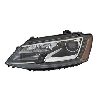 VOLKSWAGEN JETTA HYBRID HEAD LAMP ASSEMBLY LEFT (Driver Side) (BI-XENON) OEM#5C7941751D 2013-2016 PL# VW2502153