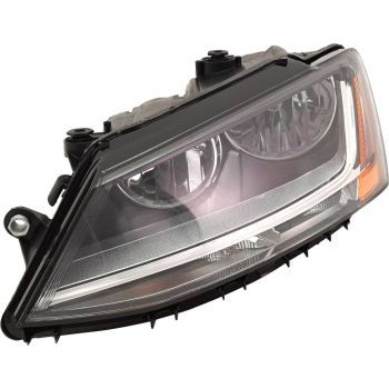 VOLKSWAGEN GLI HEAD LAMP ASSY LEFT (Driver Side) (HALOGEN)(W/LED DRL)**CAPA** OEM#5C7941005J 2017-2018 PL# VW2502168C