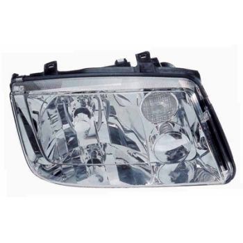 VOLKSWAGEN JETTA (GEN 4) HEAD LAMP ASSEMBLY RIGHT (Passenger Side) (W/O FOG)(CHR BEZEL)(W/CLEAR SIGNAL LENS) OEM#1J5941018AJ 1999-2002 PL# VW2503115