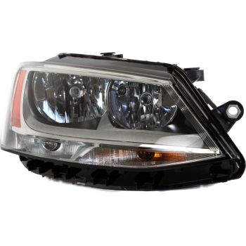 VOLKSWAGEN JETTA SEDAN (EXC GLI) HEAD LAMP ASSEMBLY RIGHT (Passenger Side) (HALOGEN) **CAPA** OEM#5C7941006 2011-2016 PL# VW2503146C