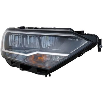 VOLKSWAGEN JETTA SEDAN (EXC GLI) HEAD LAMP ASSY RIGHT (Passenger Side) (TRIPLE BEAM LED HEAD LAMP) OEM#17A941036A 2019-2023 PL# VW2503174