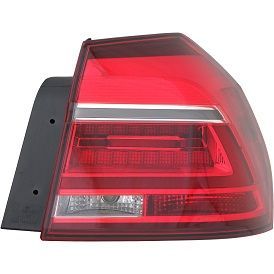 VOLKSWAGEN PASSAT TAIL LAMP ASSY LEFT (Driver Side) (OUTER)(LED HEAD LAMP)(TO 7-3-16) **CAPA** OEM#561945207B 2016-2017 PL# VW2804121C