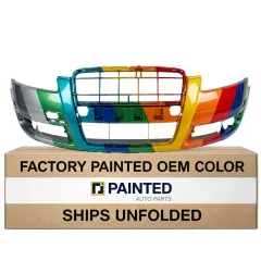 2005-2008 AUDI A6 Front bumper OEM# 4F0807105DGRU PL# AU1000156
