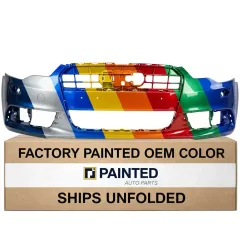2012-2015 AUDI A6 Front bumper CAPA  OEM# 4G0807065AGRU PL# AU1000208C