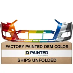 2017-2020 AUDI A3 Front bumper CAPA  OEM# 8V5807065SGRU PL# AU1000244C