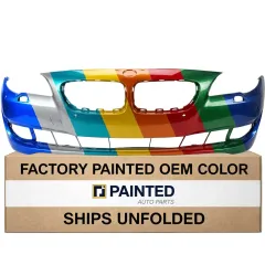 2011-2013 BMW 528i / 535i / 550i Front bumper CAPA  OEM# 51117285965 PL# BM1000240C