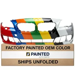 2014-2016 BMW 528i / 535d / 535i / 550i Front bumper CAPA  OEM# 51117332679 PL# BM1000308C