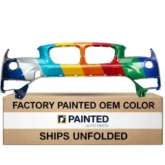 2013-2015 BMW X1 Front bumper CAPA OEM# 51117345031 PL# BM1000322C