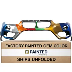 2016-2018 BMW X1 Front bumper upper CAPA  OEM# 51117453562 PL# BM1014100C